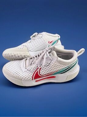 Nike Zoom Court Pro HC Tennis Shoes White Woman’s Size 10.5 DH0990-136